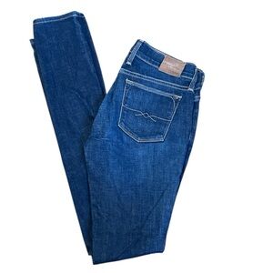 Lucky Brand Dark Blue Skinny Jeans Size 0/25 “Charlie Skinny”